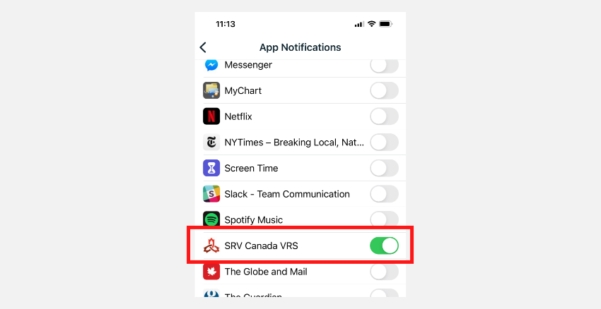 Enable Canada VRS.